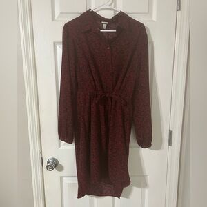 A New Day Red Cheetah hi-lo Dress